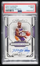 2022 Panini Flawless Legendary Scripts 15/25 Nick Van Exel PSA 9 MINT Auto 00ws
