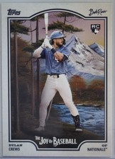 2025 Topps x Bob Ross: The Joy Of Baseball #75 Dylan Crews - Nationals (RC)