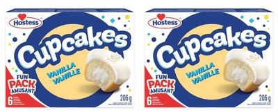 Hostess Vanilla Cupcakes, 206g (2 Pack)