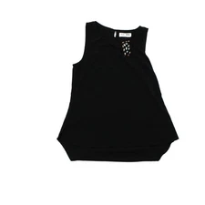 VERO MODA Women's Top S Black 100% Polyester Sleeveless Basic