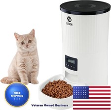 Elevon 4L Automatic Cat Feeder   Programmable Dog  Pet Food Dispenser with 10s