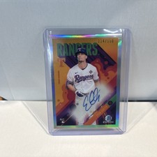 2024 Bowman Chrome - Bowman Ascensions Autographs Evan Carter #BAA-EC /150 