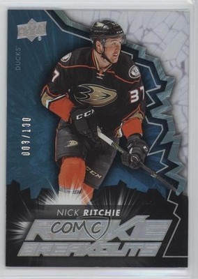 2015-16 Upper Deck Rookie Breakouts 3/100 Nick Ritchie #RB23 RC 0c3