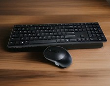 NEW Dell Pro Wireless Keyboard Mouse Combo Black KM5221WBKB-US English Full Sz