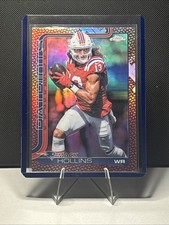 2025 Topps Chrome NFL Mack Hollins Leather Football Insert #206 - NE Patriots