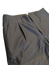 Emporio Armani Tailored Shorts   Black Textured Cotton Blend, Luxury Designer Me