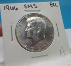 1966 SMS Kennedy Half Dollar 40% Silver Coin / Brilliant Uncirculated (A)