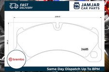 BREMBO P65026 Brake Pad Set Front Without Accessories Fits Porsche Cayenne