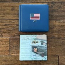 Creative Memories 8 x 8 Photo Album Glory Flag USA Birthday Red White Blue