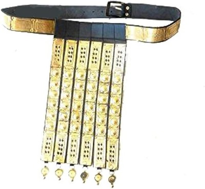 THOR INSTRUMENTS Roman Handmade Black Leather Apron Belt Brass Fittings Wearable