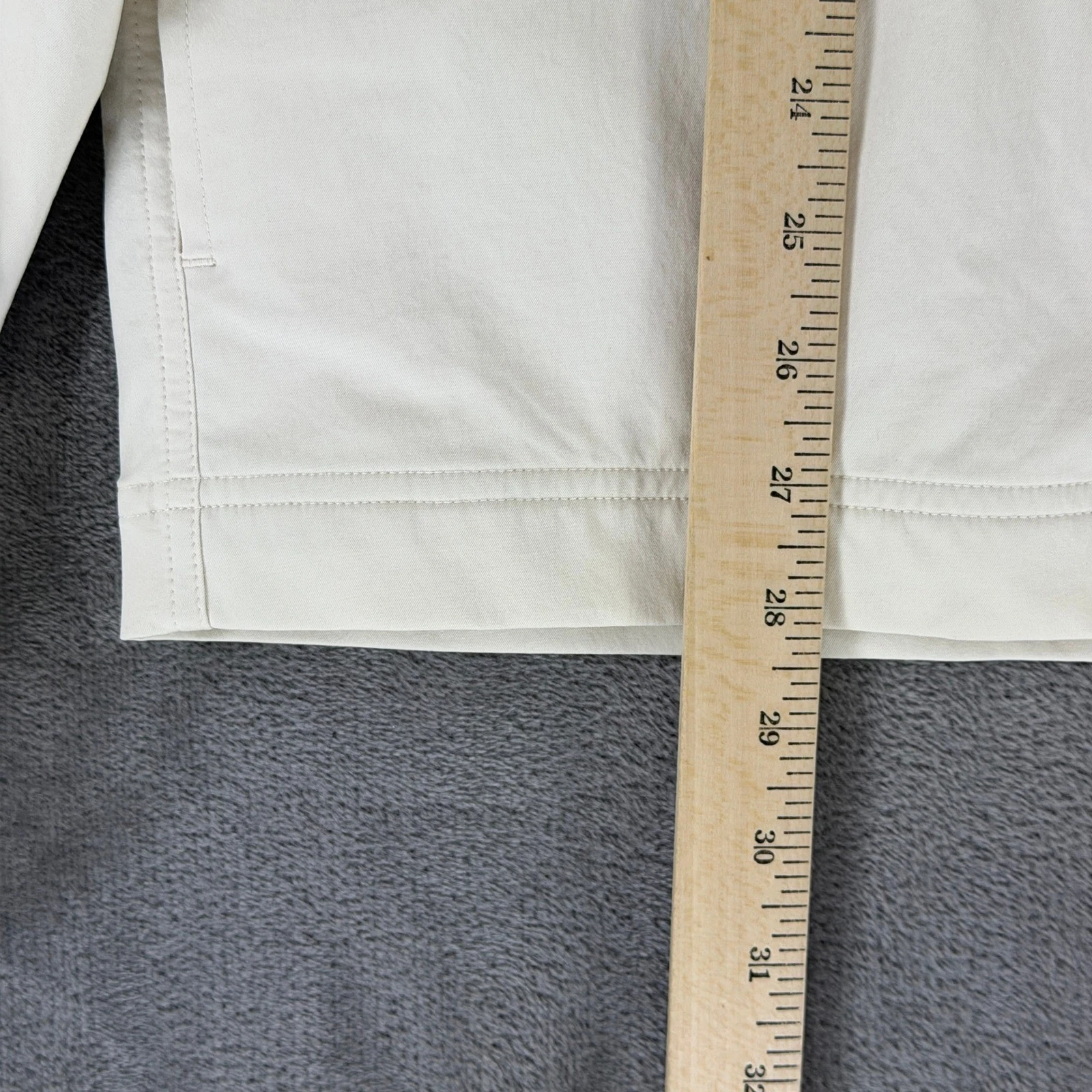 Lululemon Woven Button-Up Overshirt Mens XL Light Ivory LM3FX4S Jacket New image 6