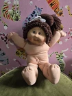 Vintage Cabbage Patch Kid hm5 dark haired girl ok factory