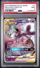 PSA 9 MINT - Mewtwo & Mew GX 71/236 Sm-Unified Minds Holo