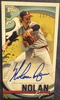 Topps Nolan Ryan Autographed Baseball Card 34/50