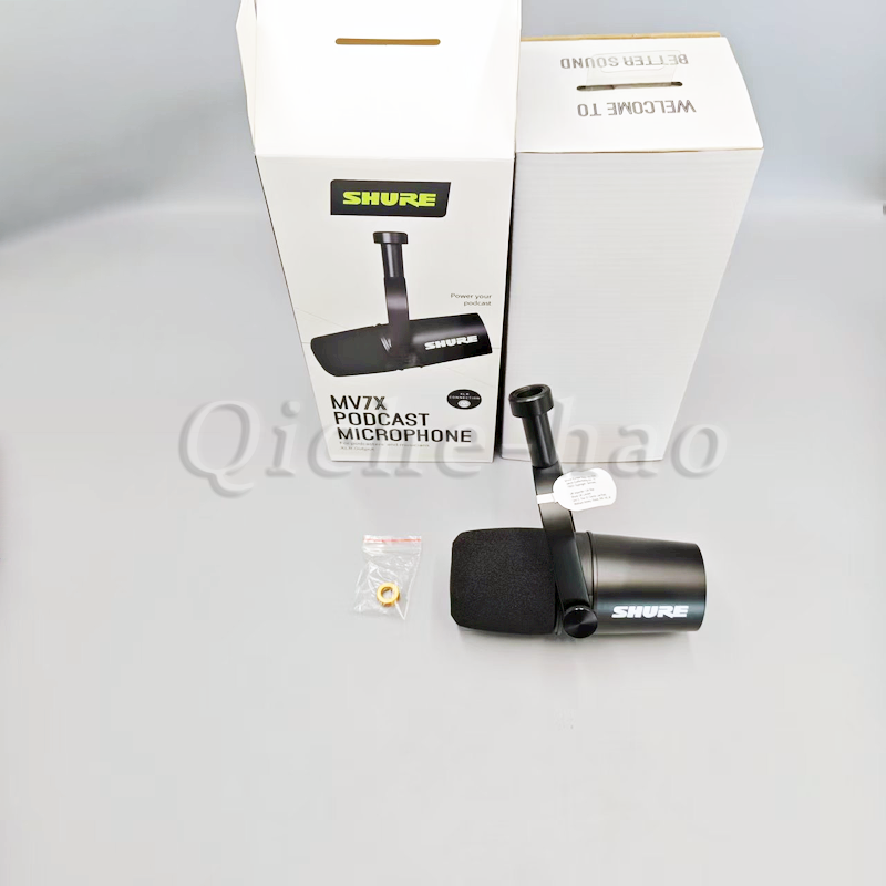 For Shure MV7X Mic Podcast Kit for Podcasting Home Recording Gaming XLR Output