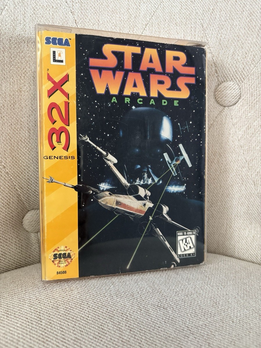 Star Wars Arcade Sega 32X Complete Game Cartridge with Box and
