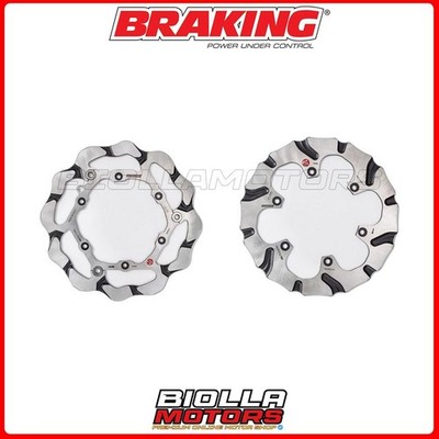 BREMSSCHEIBEN SATZ BRAKING HUSQVARNA TE 150 2019 - VORNE + HINTEN [WAVE S
