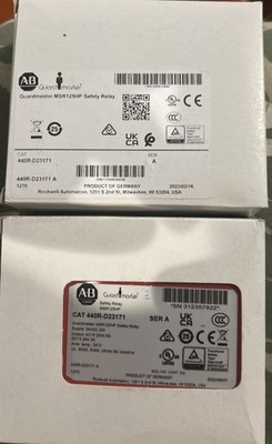 Allen Bradley New 440R-D23171 Safety Relay MSR125HP 24V DC Power Supply