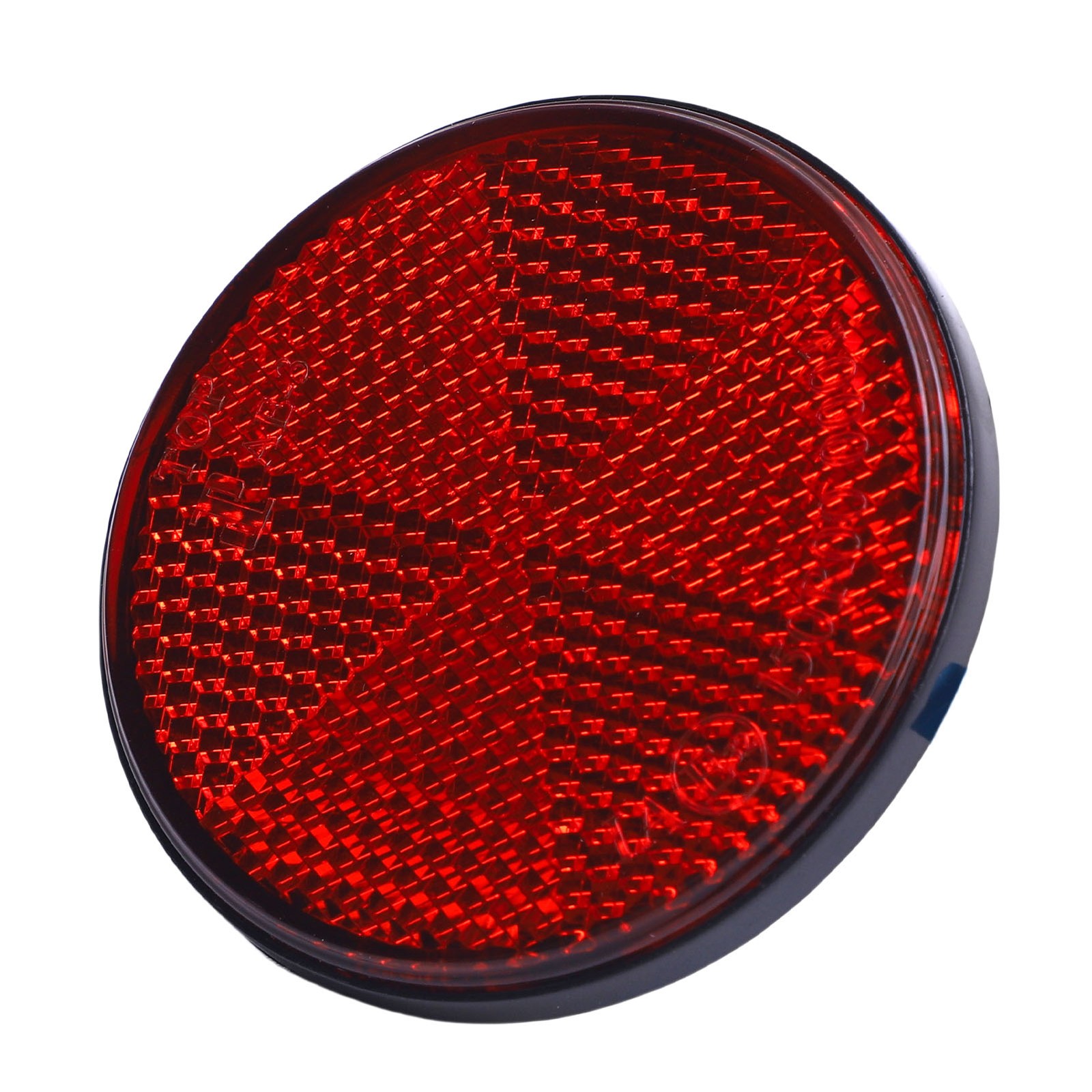 6pcs Round Reflectors Self Adhesive 2.24in Safety Reflector For Mailboxes