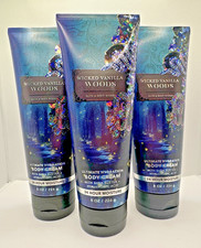 Bath  Body Works Wicked Vanilla Woods Ultimate Hydration Body Cream 8 oz x3