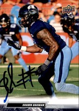 Shawn Oakman Signed 2023 Upper Deck CFL Football card Toronto Argonauts