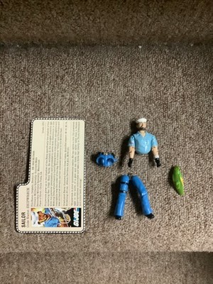 Gi Joe Vintage ARAH Hasbro figure Shipwreck near complete with file card, Polly