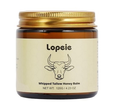 Lopeie Whipped Tallow Honey Balm Unscented Moisturizer 120g/4.23 oz