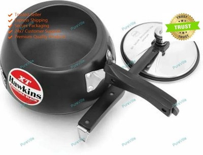 Hawkins Pressure Cooker Contura Anodized Extra Thick Base for Induction 3 Litres
