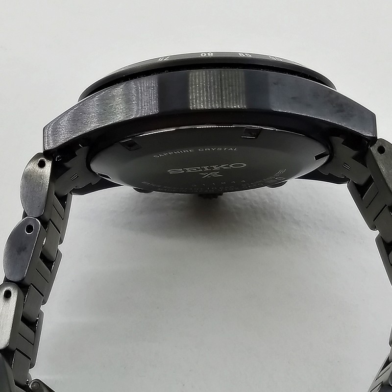 SEIKO Prospex Solar Chronograph SBDL103 Black Speedtimer Watch