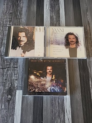 Yanni (3-SET) Live at the Acropolis, In my Time, Snowfall CD Albums