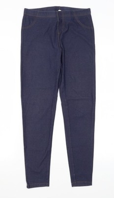 Original Essentials Damen Jeans blau Polyester Jegging Größe M L25,5 in Regular