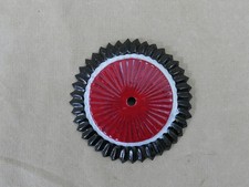 Messing Kokarde rot REICH Zierrat Helm Pickelhaube Ersatzteil Preussen SPIKED HE