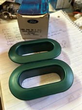 1974-1978 Ford Torino Ltd Thunderbird Montego Green Front Seat Belt Shields 1974-1978 Ford Torino Ltd Thunderbird Montego Green Front Seat Belt Shields