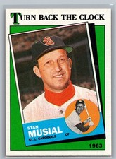 #665 Stan Musial 1988 Topps St. Louis Cardinals
