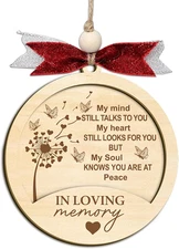 Memorial Christmas Ornament Tree Decoration - Sympathy Gifts for Loss of Loved O