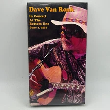 Dave Van Ronk In Concert at the Bottom Line June 2, 2001 - VHS Tape Music