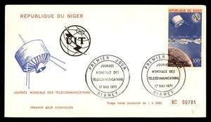 Mayfairstamps Niger FDC 1971 Satellite in Orbit UIT First Day Cover aaz_70159
