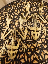 2 FROG SKELETON SPOOKY BONEZ DEAD ANIMAL PROP HALLOWEEN DECORATION SS70424