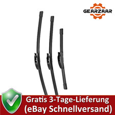 Scheibenwischer Set vorne & hinten Ersatz für VW Golf IV 1J1 Schwarz Gummi
