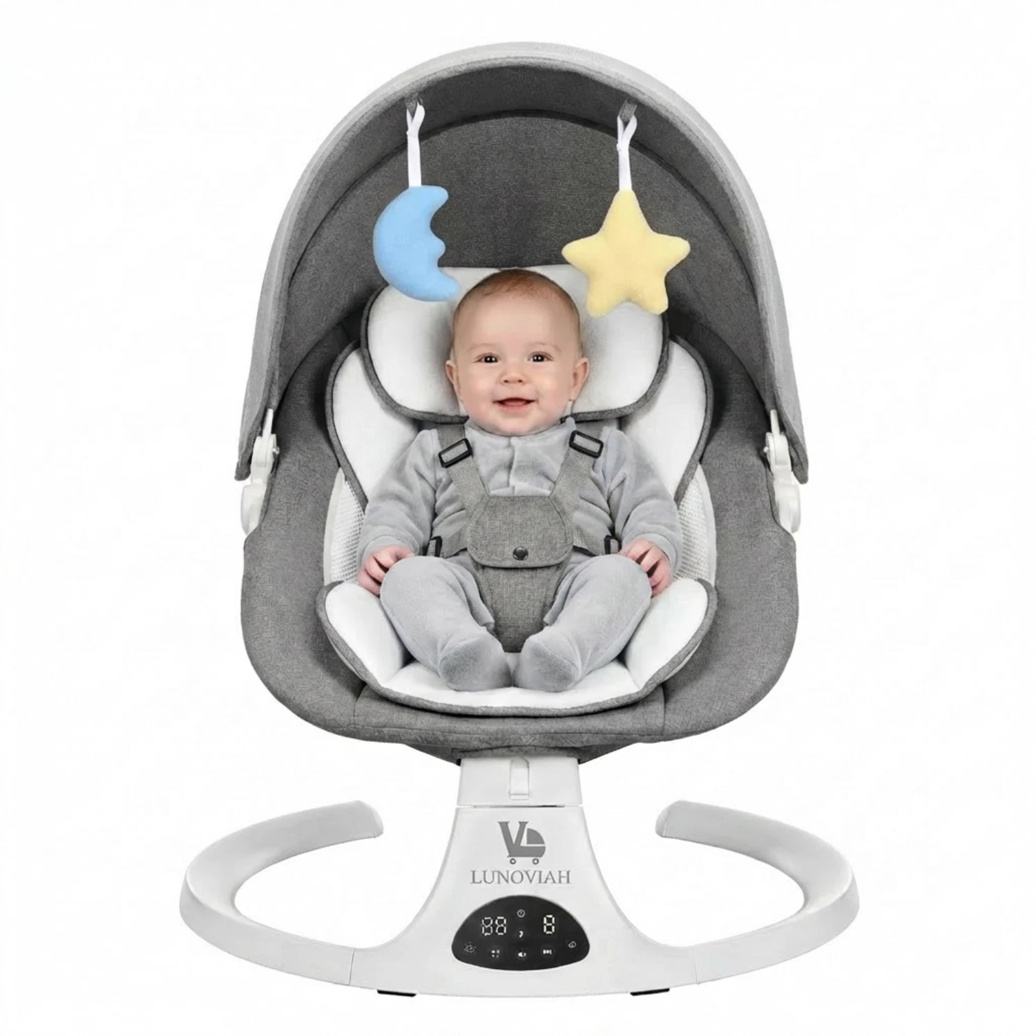 Baby Swing for Infants and Newborns, 3-in-1 Portable Infant Swing
Opens in a new window or tab