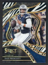 2023 Select Club Level Zebra Prizm #282 Dak Prescott Cowboys SSP