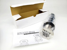 Kingston Trimscape KB4006 Mosiężna siatka Umywalka łazienkowa Odpływ bez bieguna przelewowego Nikiel