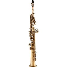 Allora ASPS550 Paris Straight Soprano Sax Antique Matte Antique Matte Keys
