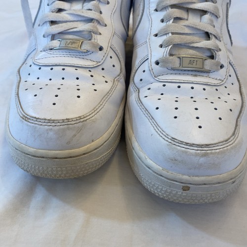 Nike Womens Air Force 1 07 315115-112 White Casual Shoes Sneakers Size 10 - Picture 4 of 8