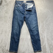 AGOLDE Nico High Rise Straight Stretch Button Fly Jeans Size 28 A093C