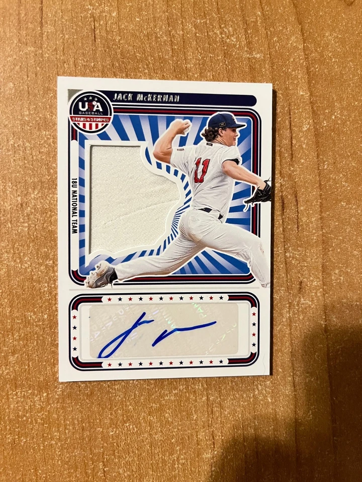 2024 Stars & Stripes - Jack McKernan - Silhouettes Auto Jumbo Relic /199 - Image 3 of 4