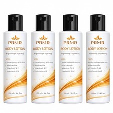  4 Pcs AHA Lotion Body Whitening Cream With Vitamin C, Hyaluronic Acid - 100ml