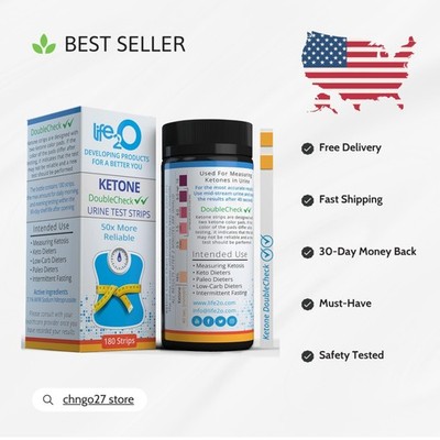 150% More Dependable DoubleCheck Ketone  Strips - Accurate 180ct For Keto