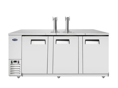Atosa MKC90GR 90'' Three Door 4 Keg Capacity Draft Beer Cooler