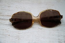 Vtg American Optical Sunvogues "Cue" True Color Tortoise Sunglasses CN138T-51